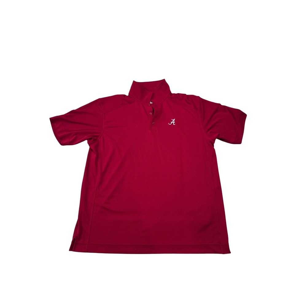Cutter & Buck Alabama Crimson Tide Mens XL Red DryTec Performance Polo Shirt